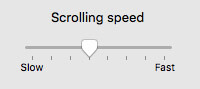 change scrolling speed for windows mouse on mac