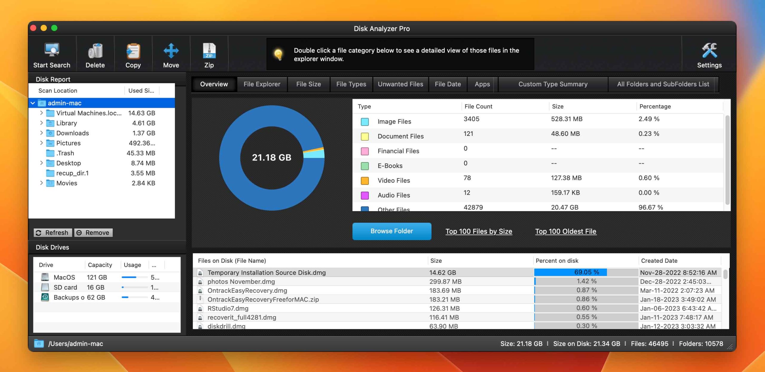 Disk Analyzer Pro