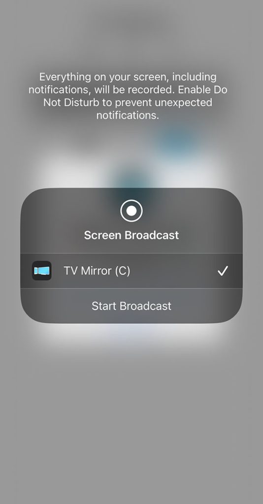 Screen Mirroring devices on Chromecast third-party app