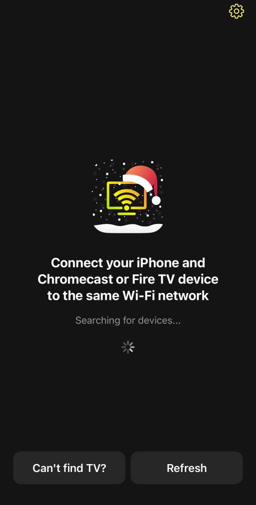 DoCast is searching for Chromecast or Firestick device