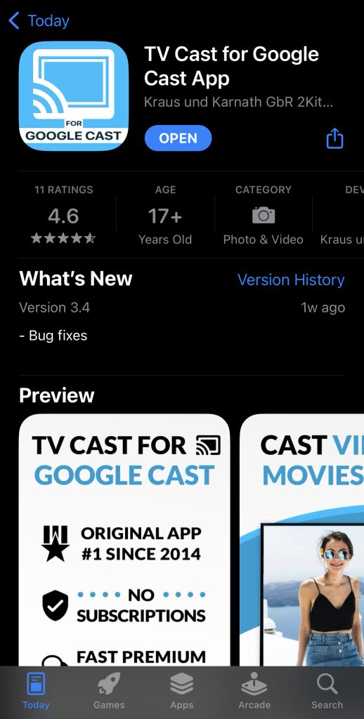 TV Cast for Google Cast App on the App Store