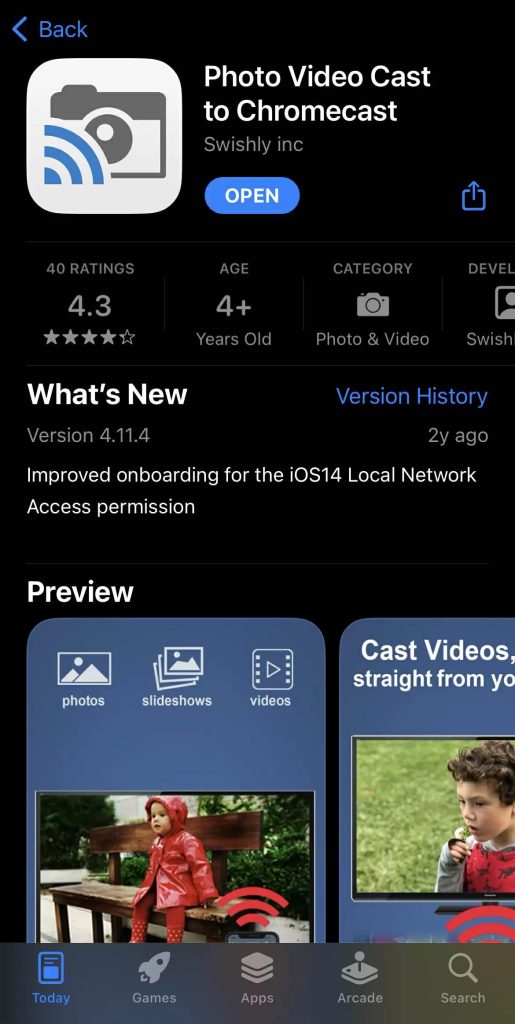 Photo Video Cast to Chromecast on the App Store