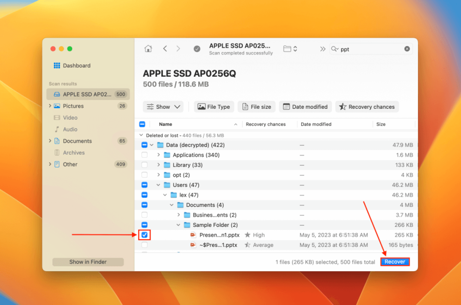 How to Recover Deleted or Unsaved PowerPoint File on a Mac