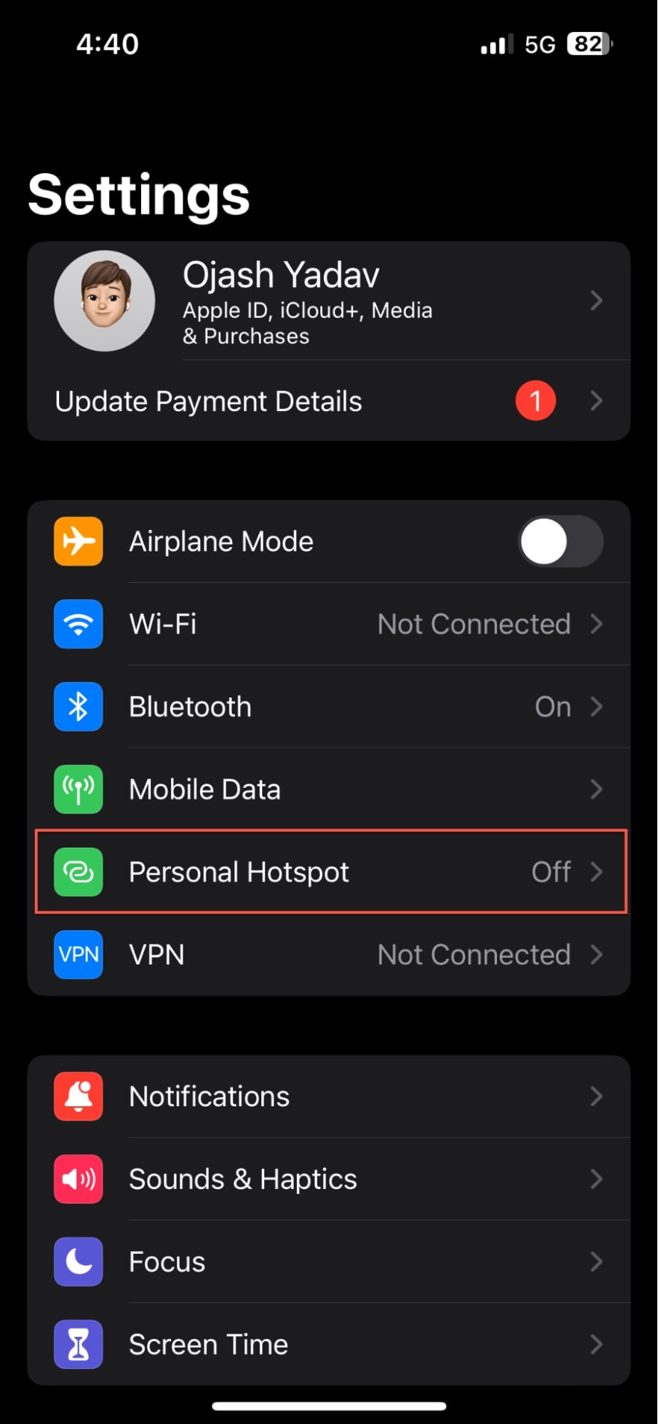Personal Hotspot on your iPhone