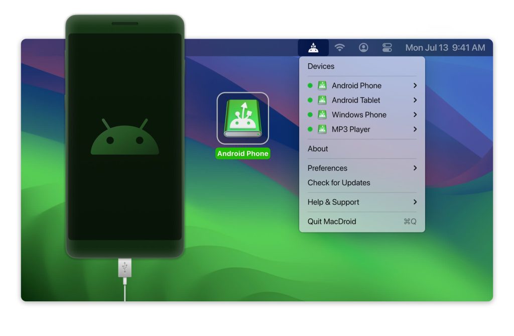 MacDroid is a fast way to connect Android to a Mac