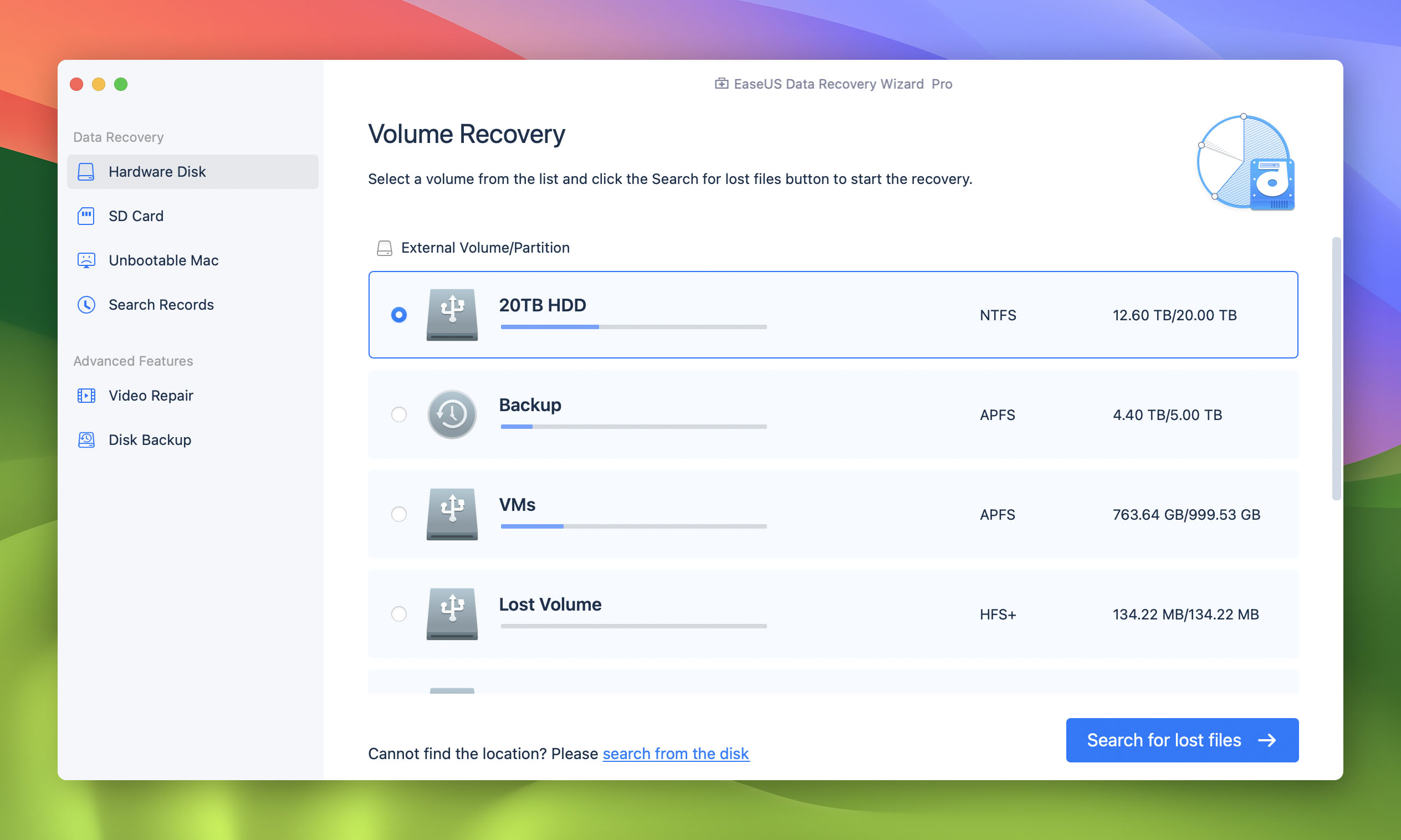 Easeus Data Recovery Wizard for Mac