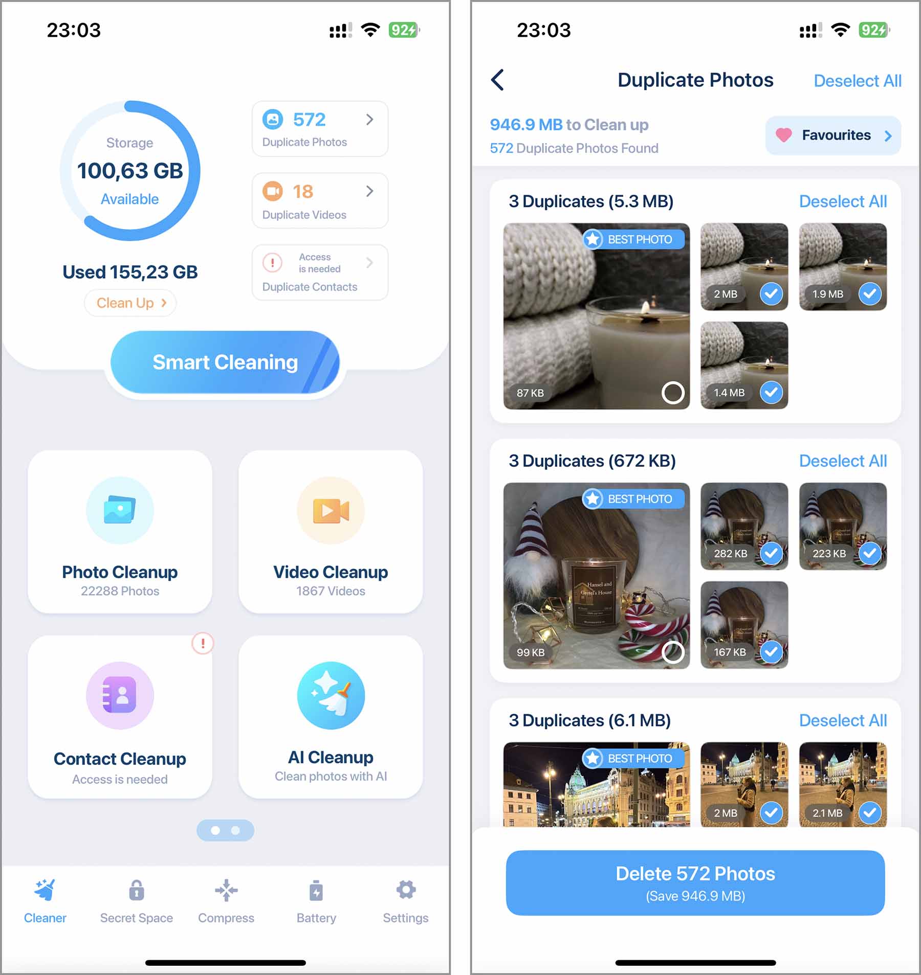 Phone Cleaner・Clean Up Storage