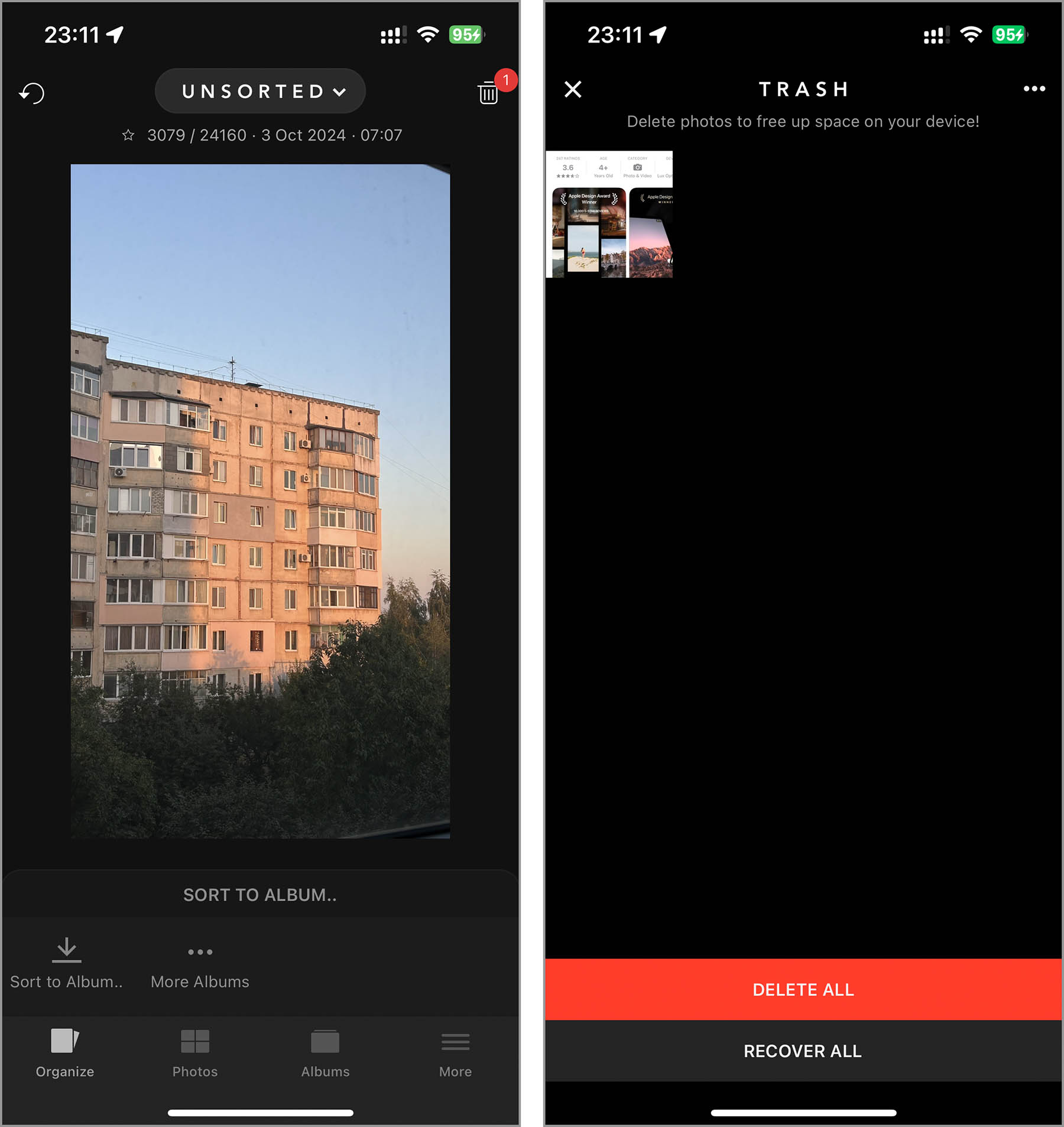 Slidebox: Photo Cleaner App